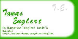 tamas englert business card